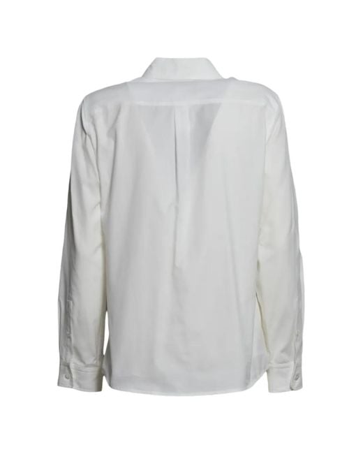 Weekend by Maxmara Gray Patch-Pocket Shirt