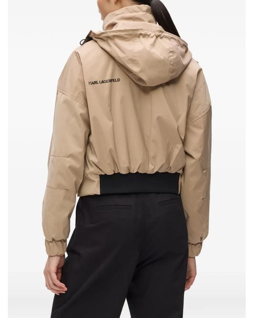 Karl Lagerfeld Natural Ikon Hooded Jacket