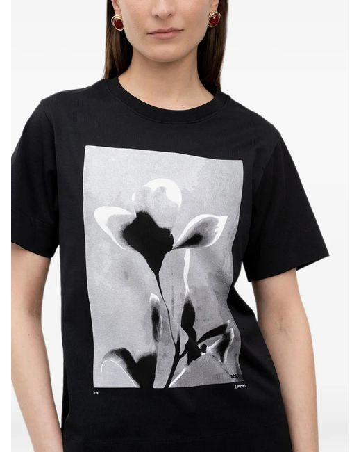 Boss Black Graphic-Print T-Shirt