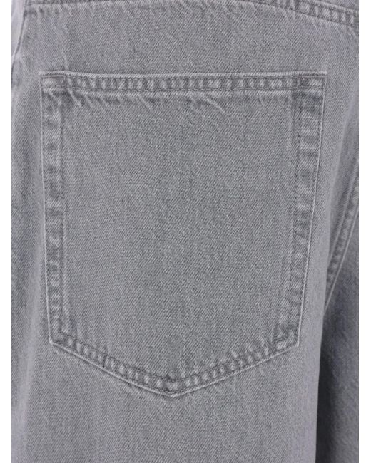 Rohe Jeans Met Vervaagd Effect in het Gray