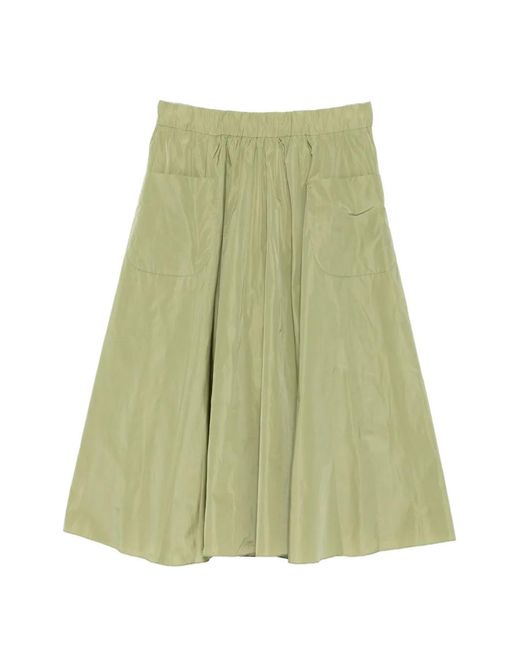 Susanne Bommer Green Pocket Skirt
