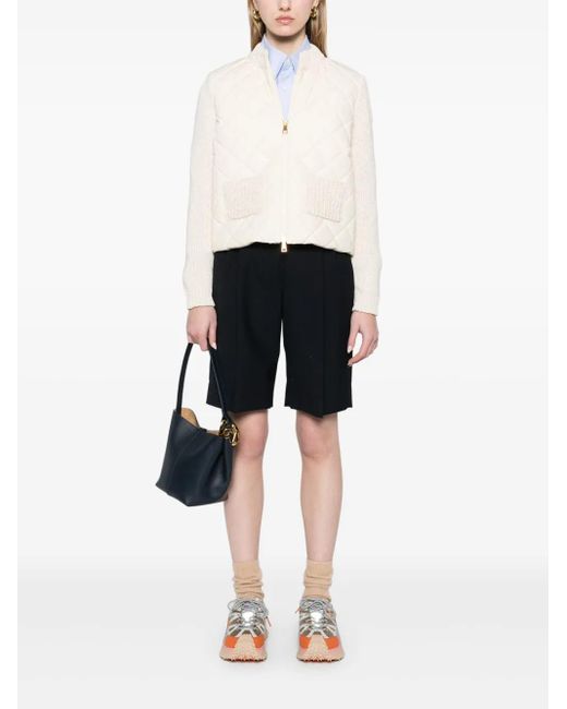 Moncler White Quilted Jacket