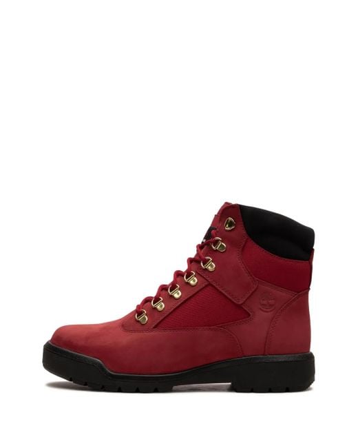 Timberland Red 6 Inch Field Boots for men