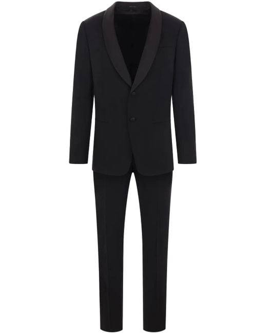 Giorgio Armani Black Wool Suit for men