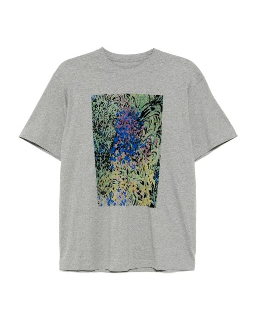 JNBY Gray T-Shirt mit grafischem Print