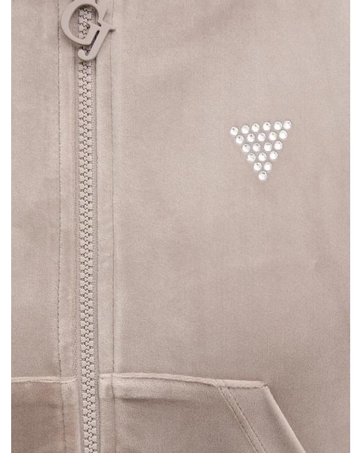 Guess Gray Zip-Up Jacket