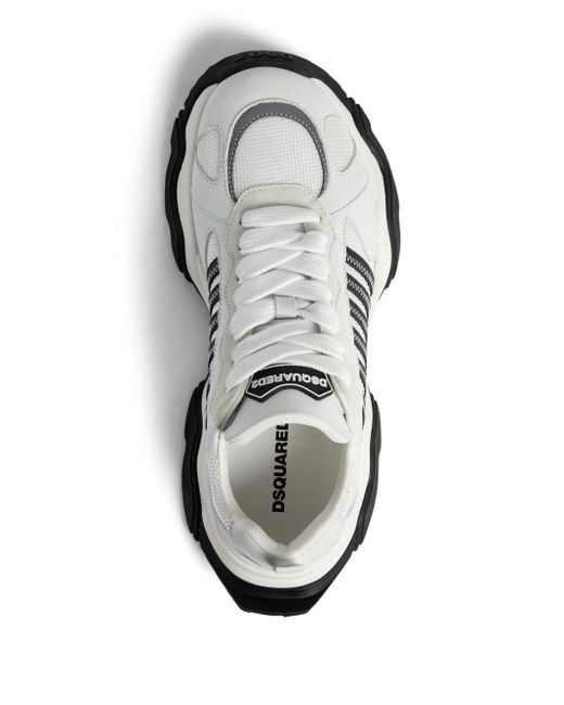 Sneakers Wave con design a inserti di DSquared² in White da Uomo