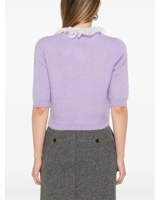 Pull Charlotte Twinset en coloris Purple