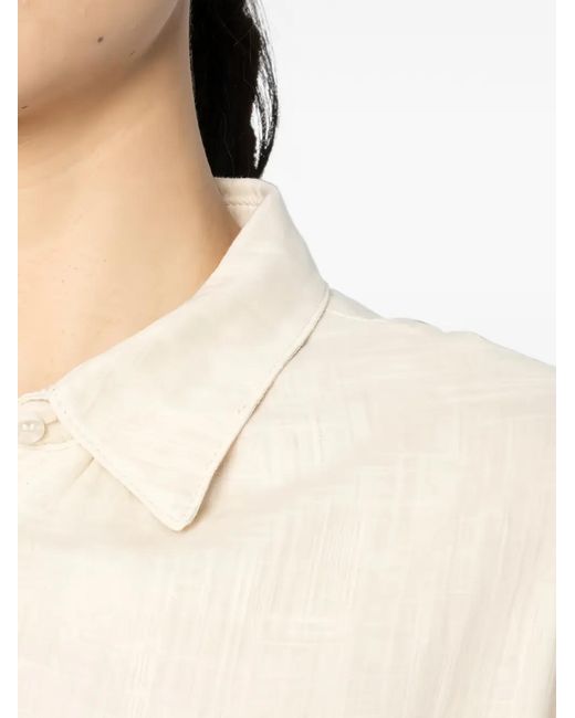 Naked & Famous Natural Billie Double-Weave Gauze Shirt