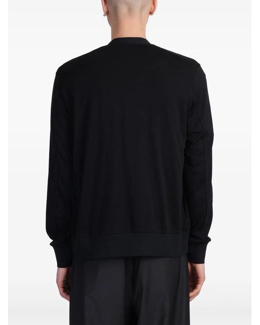 Attachment Black Cotton Cardigan for men