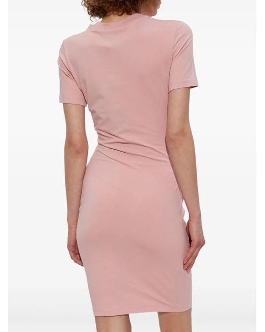 Versace Jeans Couture アップリケ ドレス Pink