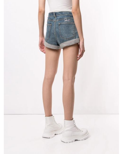 Haculla Blue Fold Denim Shorts