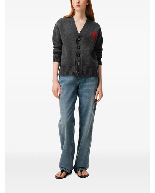 AMI Black Cardigans