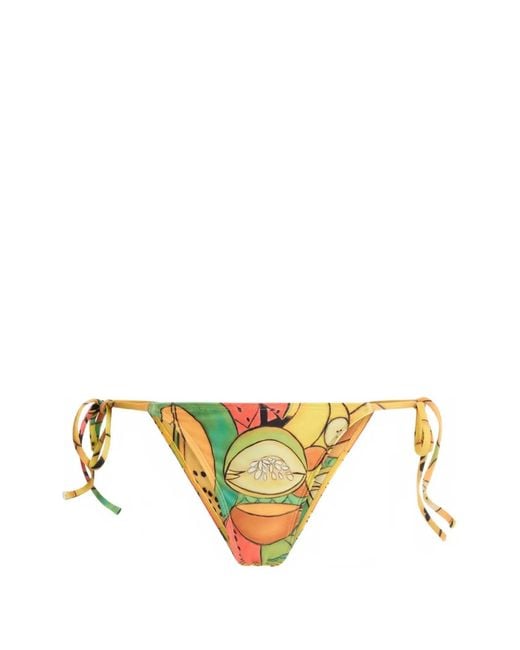 Donde Esteban Metallic Triangle Bikini Bottom