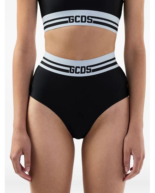 Gcds Black Logo-Embellishment Briefs for men