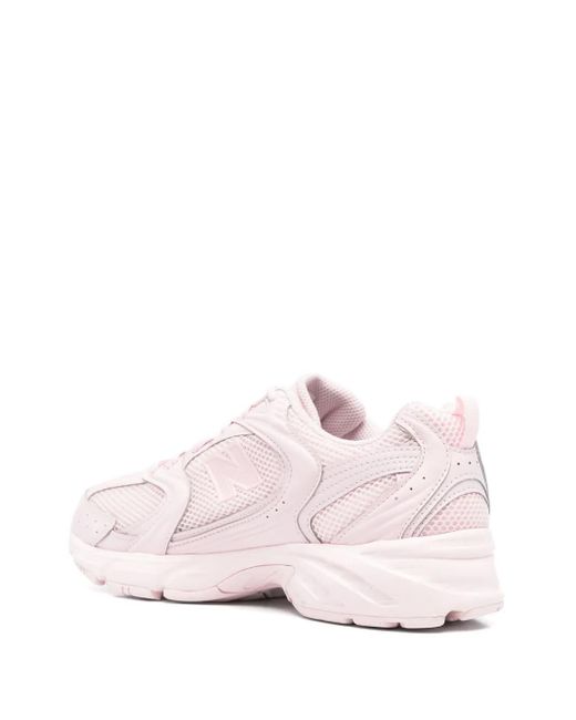 New Balance Pink Tier 3 Synthetic Mesh Sneakers By
