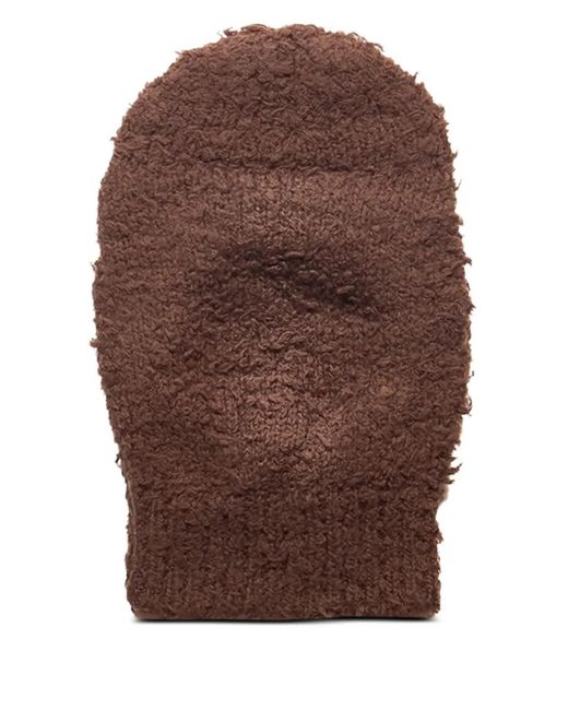 NAMACHEKO Brown Knitted Balaclava for men