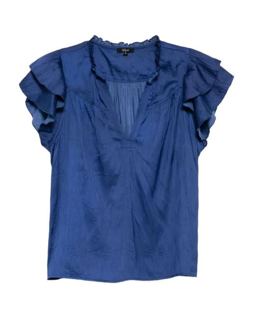 Rails Blue Calista Top