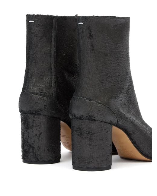 Maison Margiela Black Tabi Ankle Boots H80