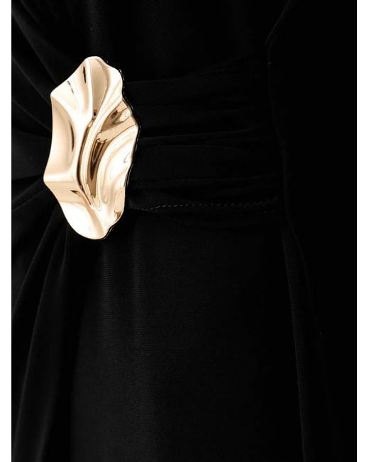 Joseph Ribkoff Black Wrap-Front Jumpsuit