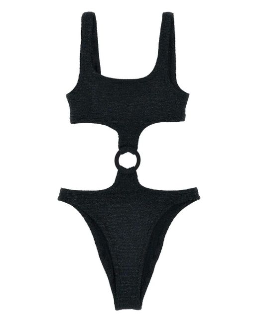 'Laurel' One Piece Swimsuit Mc2 Saint Barth de color Black