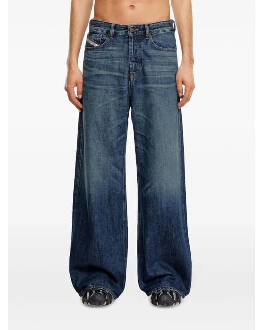 DIESEL Blue 1996 D-Sire 09H59 Straight-Leg Jeans