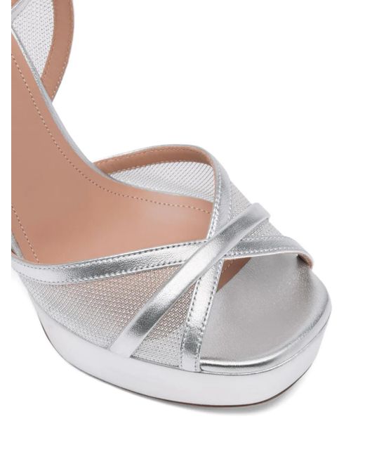 Malone Souliers White Sylvie Heeled Sandals
