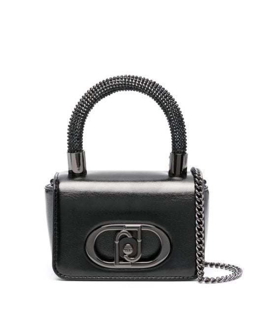 Liu Jo Black Crystal-embellished Tote Bag