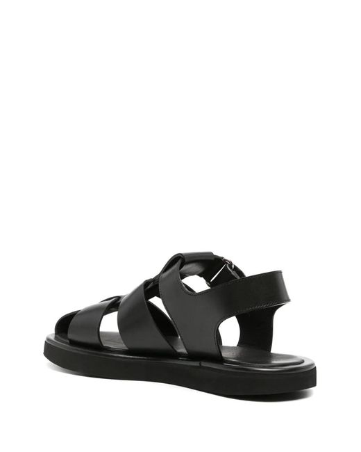 Studio Nicholson Black Cassius Leather Sandals