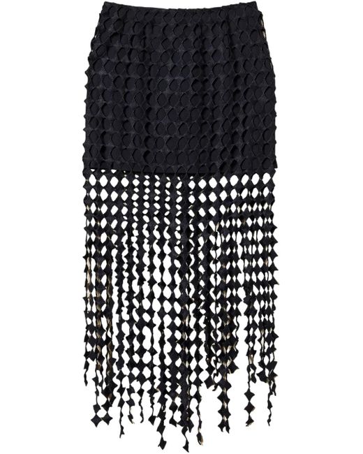 Twinset Black High-Waisted Skirt