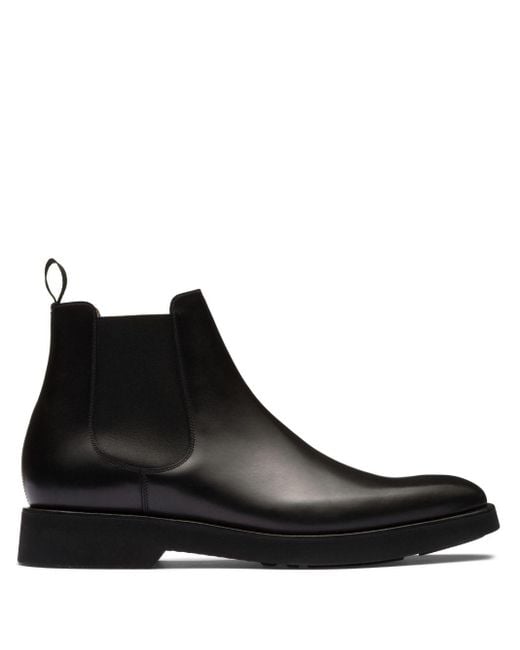 Church's Black Amberley R173 Leather Chelsea Boots for men
