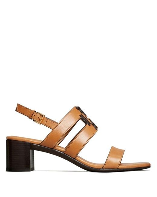Tory Burch Brown Ines 55mm Sandals