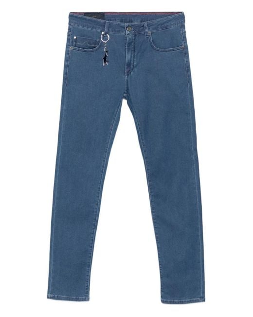 メンズ Paul & Shark シャークキーチェーン ジーンズ Blue