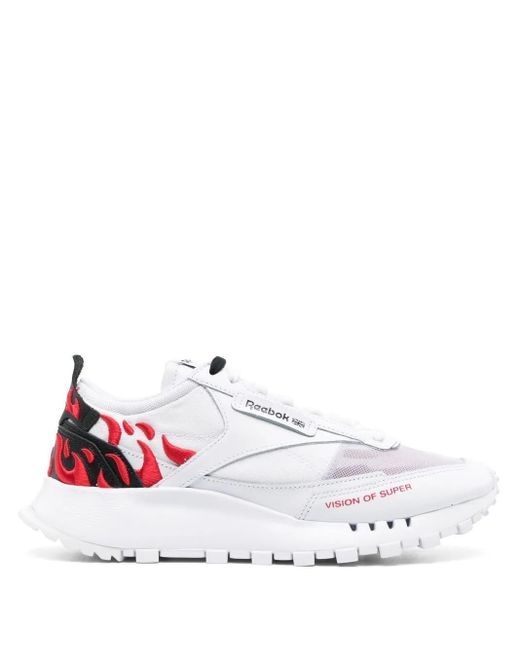 Vision Of Super White X Reebok Low-Top Sneakers for men