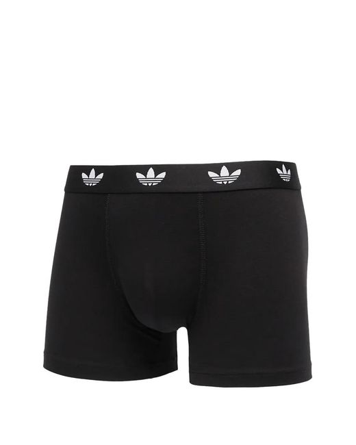 Adidas White Logo-Waistband Boxers (Set Of Three) for men