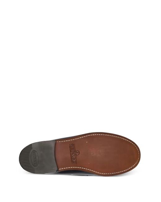 Sebago バイカラー レザーローファー Black