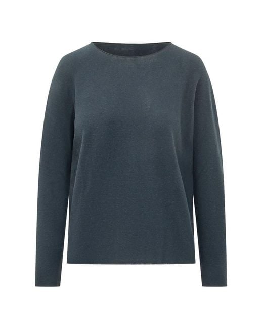 Gran Sasso Blue Crew-Neck Sweater