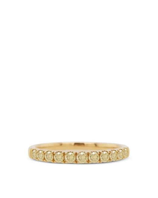 HYT Jewelry Metallic Diamond-Embellishment Ring