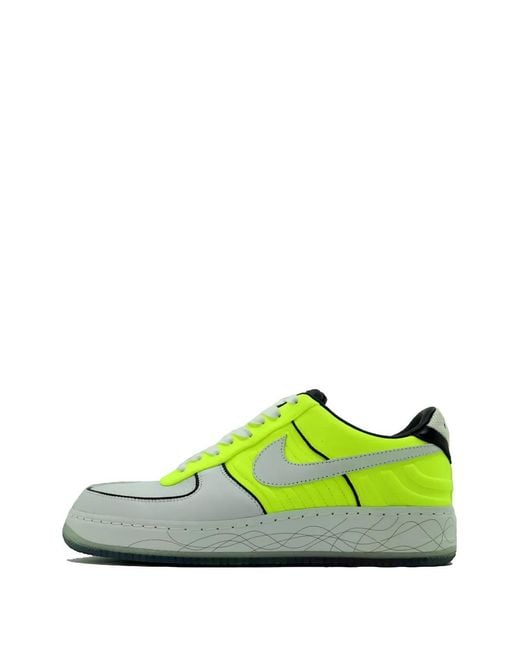 Nike Green Logo Perforated Toe-Box Sneakers for men