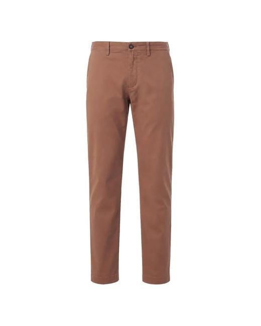 Siviglia Brown Regular Chino Trousers for men