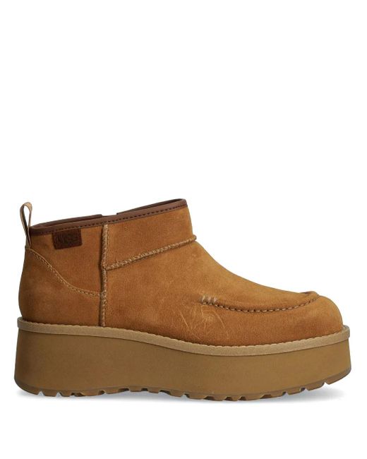 Ugg Brown Cityfunc Ultra Mini Boots