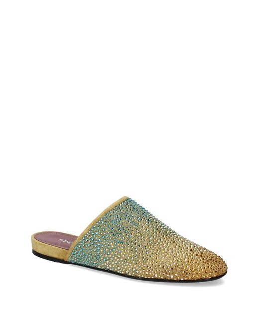 Premiata Green Mules Mit Strass