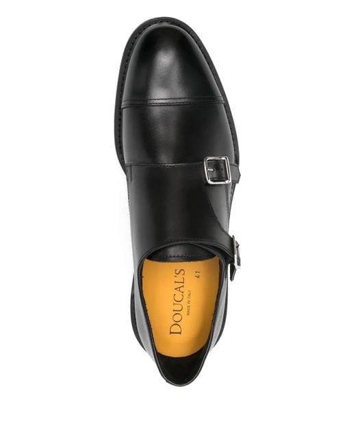Monks Con Fibbia di Doucal's in Black da Uomo