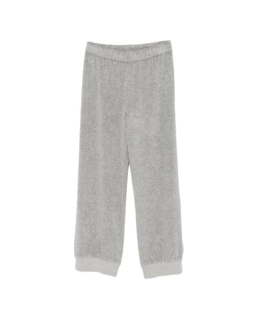 Suzie Kondi Gray Elasticated-Waist Trousers