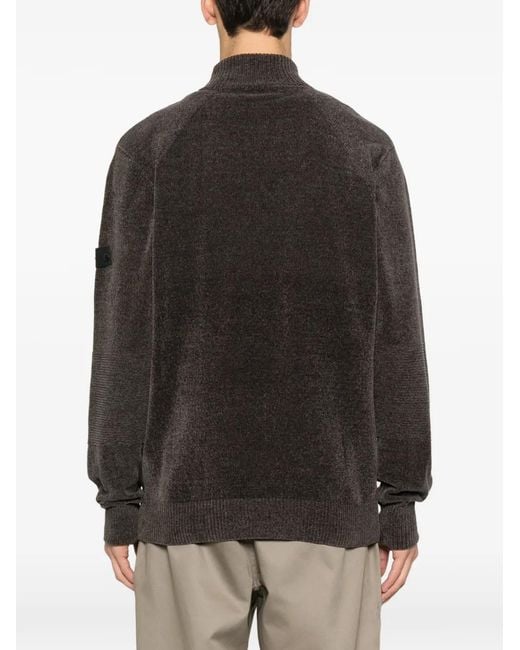Peuterey Brown Prampolini Roll-Neck Long-Sleeve Sweater for men