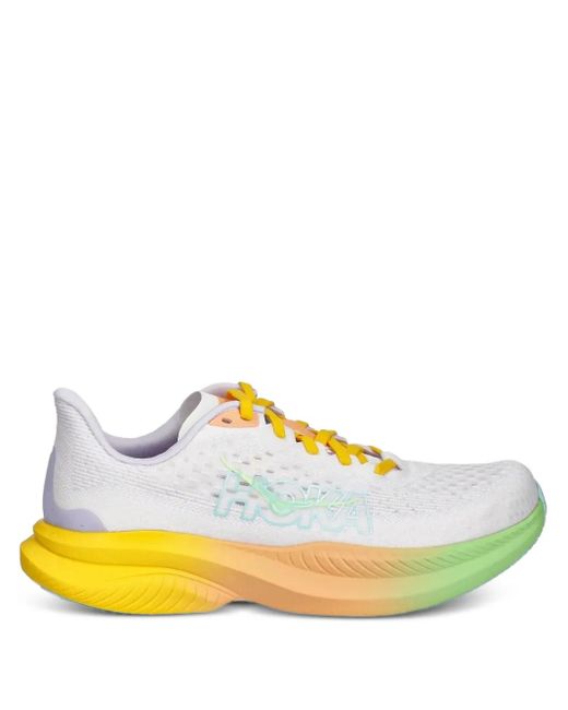 Hoka One One Sneakers Met Zool Met Kleurverloop in het Yellow