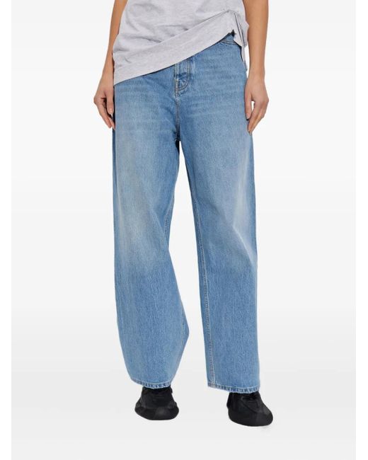 Vetements Blue Patchwork Jeans