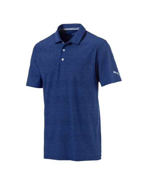 Polo Aston PUMA de hombre de color Blue