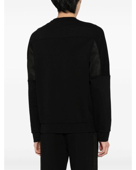 EA7 Sweater Met Logoprint in het Black voor heren