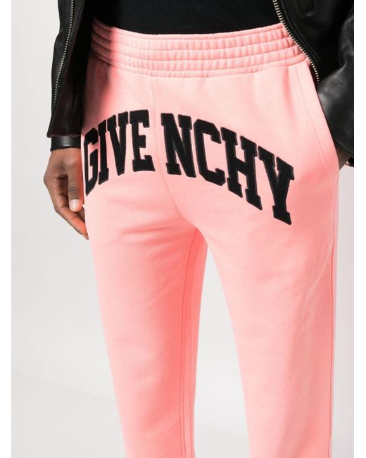 Givenchy Trainingsbroek Met Geborduurd Logo in het Pink voor heren